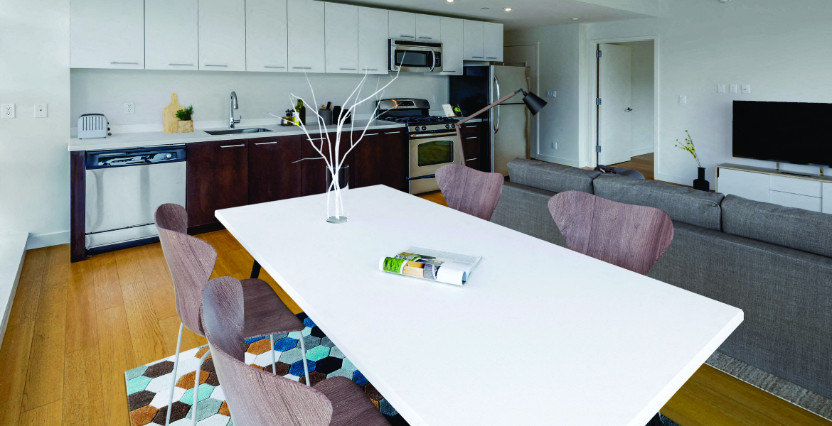 Large Kitchen and Living Area at 568 Union, New York, 11211